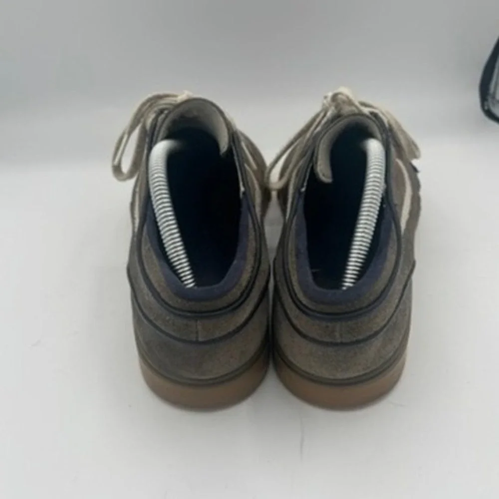 Nike SB ZOOM AIR Stefan Janoski Mens Sz 10 Gray Suede Skate Sneakers Gum Sole‎